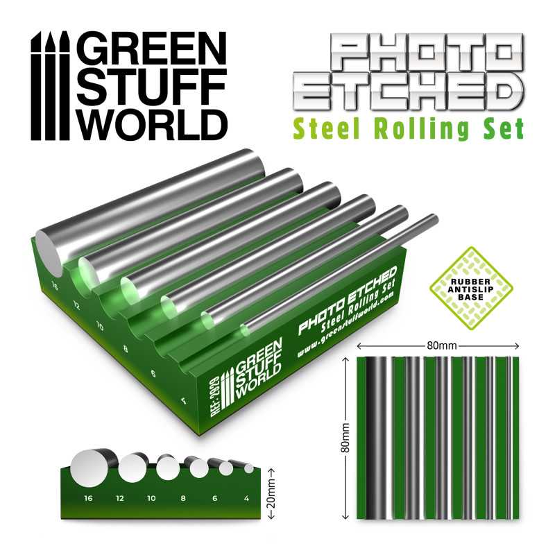 [ GSW2929 ] Green stuff world Photo Etched Rolling Set