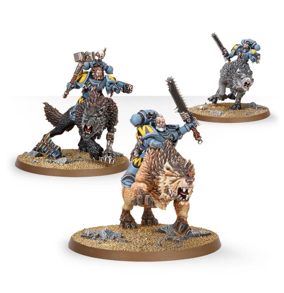 [ GW53-09 ] SPACE WOLVES THUNDERWOLF CAVALRY 