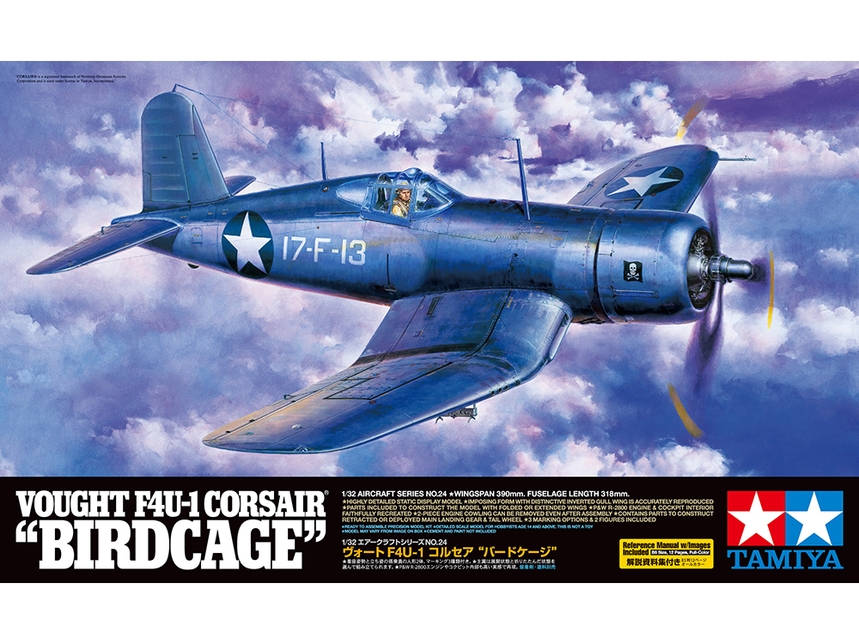 [ T60324 ] Tamiya 1/32 F4U-1 Corsair &quot;Birdcage&quot; 1/32