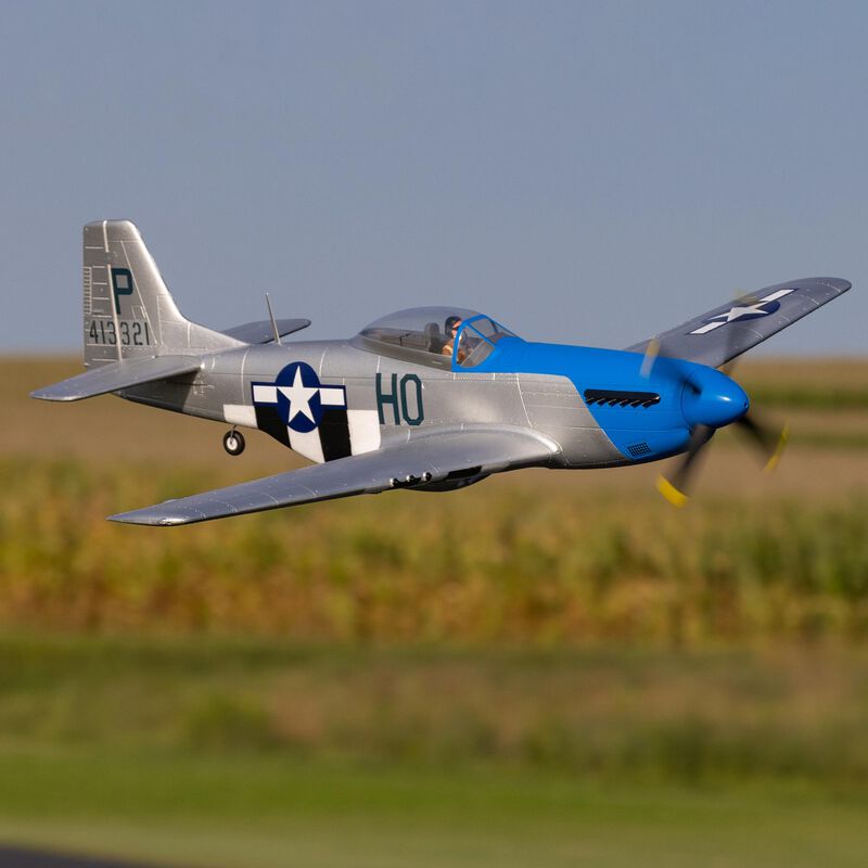 [ EFL089500 ] P-51D Mustang 1.2m with Smart BNF Basic