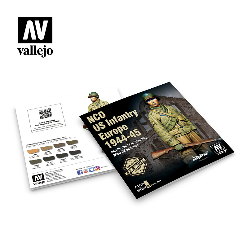 [ VAL70244 ] Vallejo NCO US Infantry Europe 1944-45