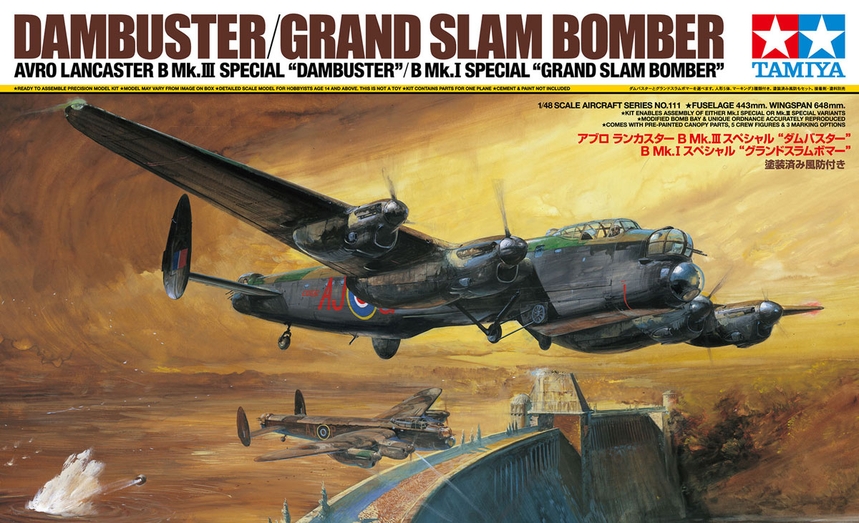 [ T61111 ] Tamiya 1/48 Dambuster/Grand Slam