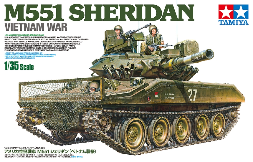 [ T35365 ] Tamiya M551 SHERIDAN Vietnam War 1/35