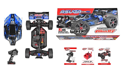[ PROC-00288-B ] Team Corally ASUGA XLR 6S - RTR - Blue - Brushless Power 6S - No Battery - No Charger