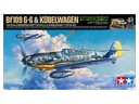 [ T25204 ] Tamiya Bf109 G-6 & Kübelwagen 1/48