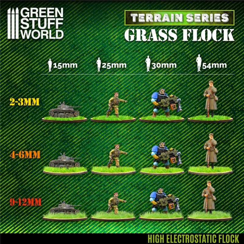 [ GSW11138 ] Green Stuff World Static Grass Flock 2-3mm - Bruin heidegras - 200 ml