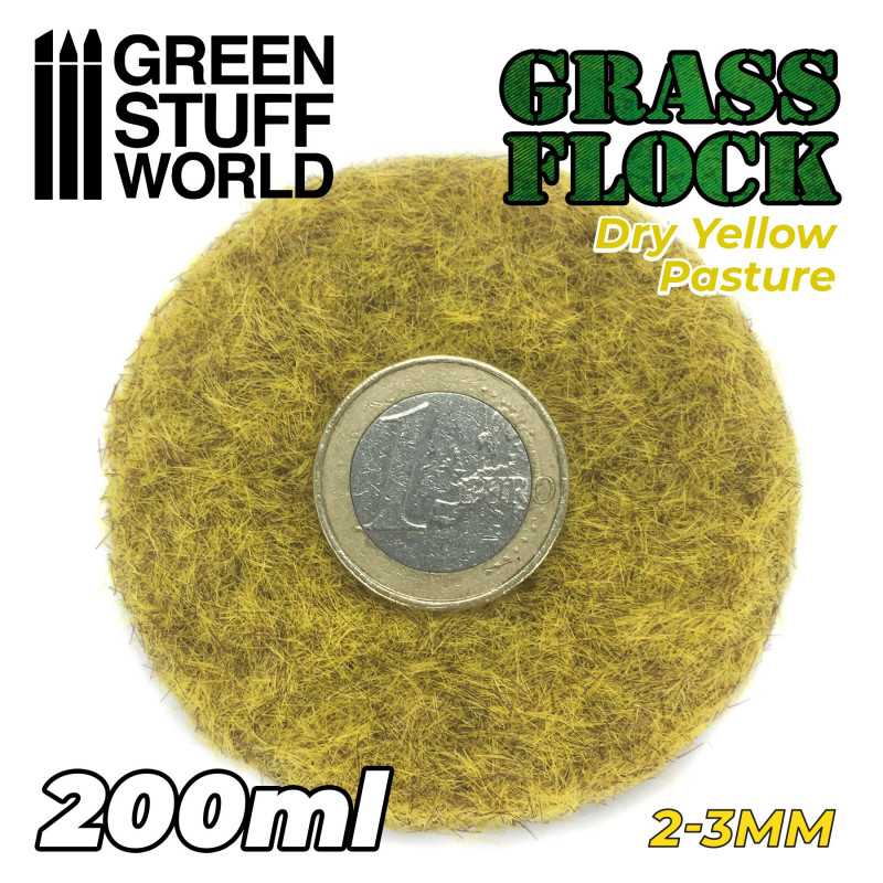 [ GSW11141 ] Green Stuff World Statische Grasvlok 2-3mm - DROGE GELE WEIDE - 200 ml