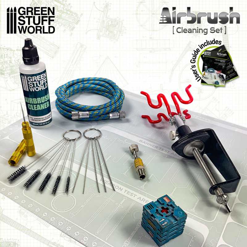 [ GSW11636 ] Green Stuff World Airbrush Cleaning Set