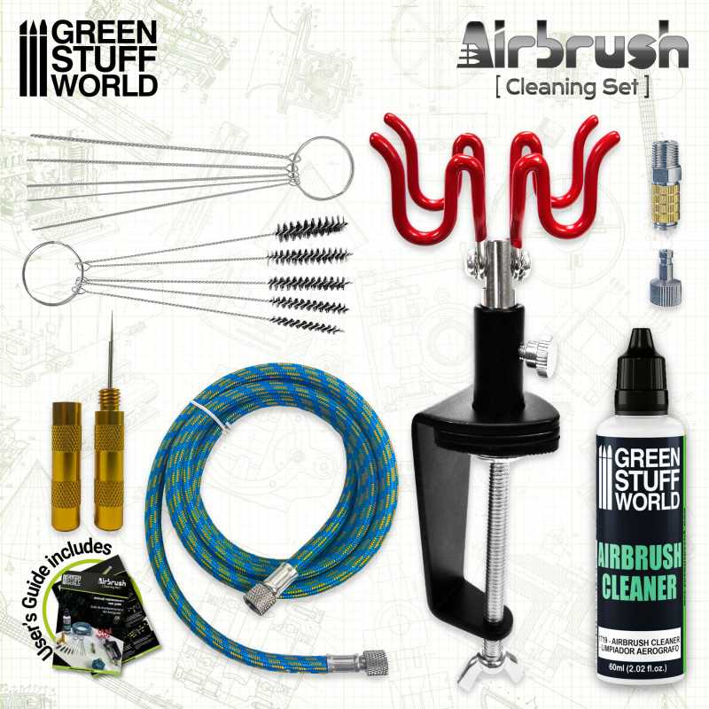 [ GSW11636 ] Green Stuff World Airbrush Cleaning Set