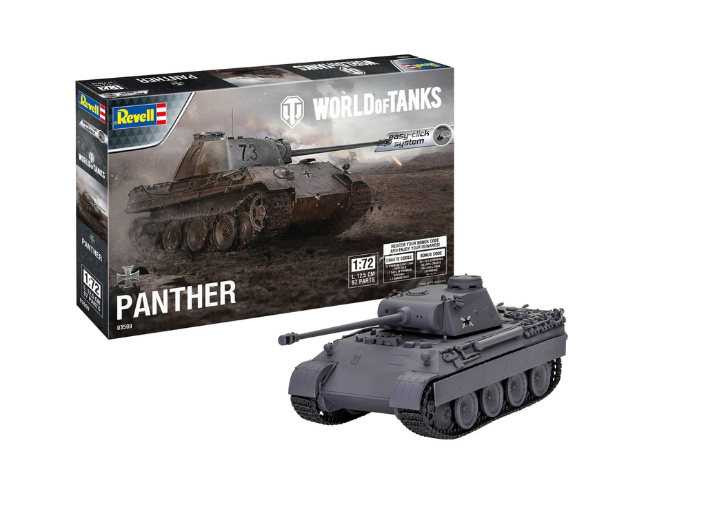 [ RE03509 ] Revell Panther Ausf. D &quot;World of Tanks&quot;  1/72