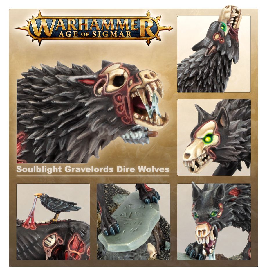 [ GW91-45 ] Soulblight Gravelords: DIRE WOLVES