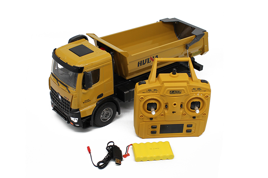 [ CMLCY1582 ] HUINA RC TIPPER DUMPTRUCK 2.4G 10CH W/DIE CAST CAB, DUMP BED