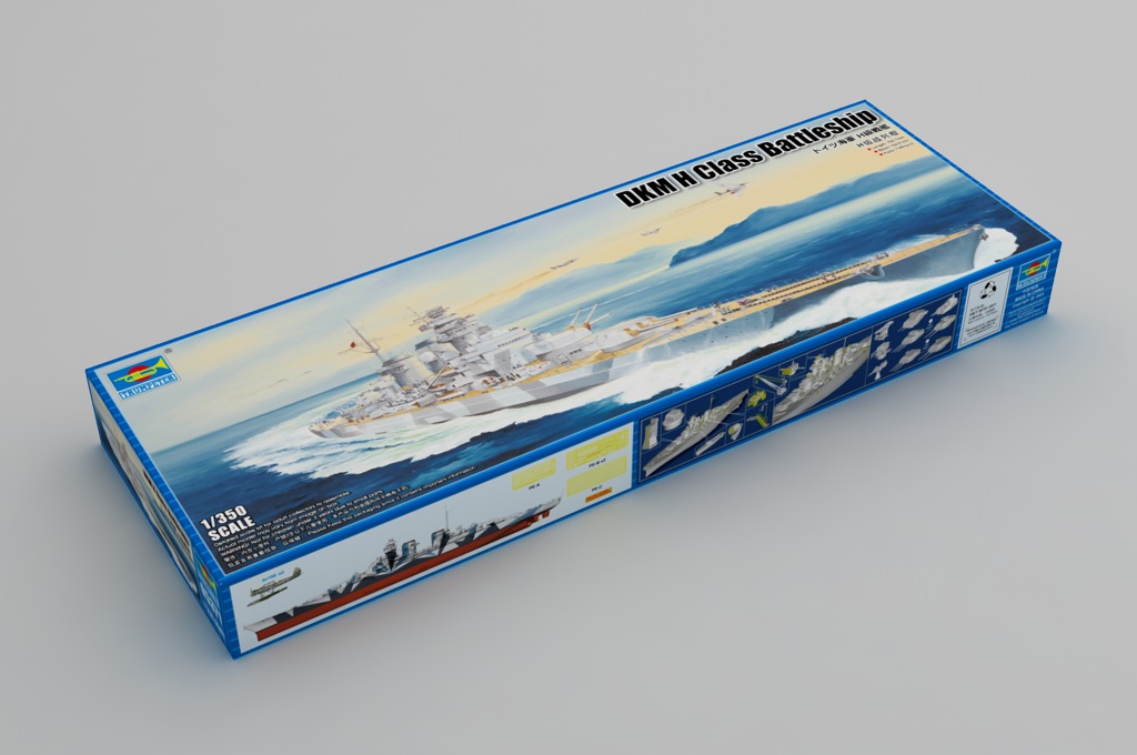 [ TRU05371 ] Trumpeter DKM H Class Battleship 1/350