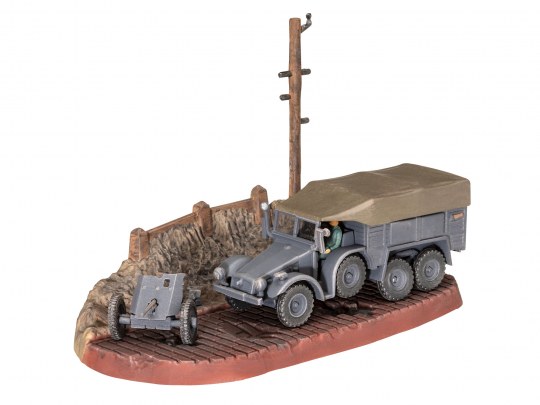 [ RE03344 ] Revell Krupp Protze KFZ 69 with 3,7cm PaK 1/76