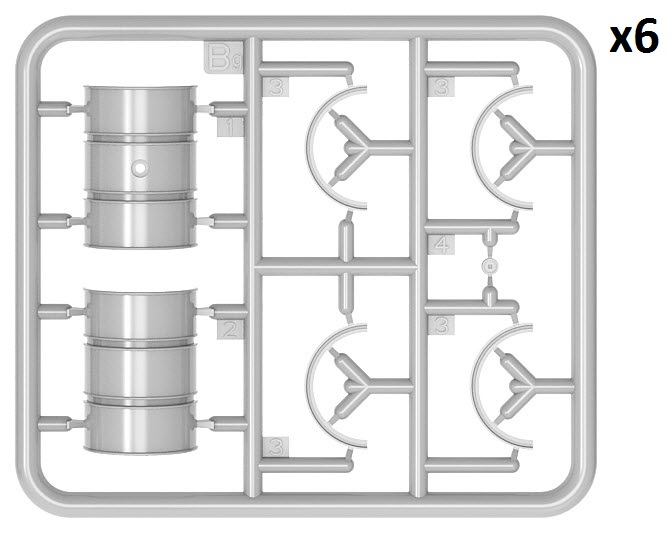 [ MINIART35366 ] Miniart German Soldiers With Fuel Drums 1/35