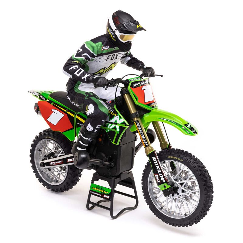 [ LOS06002 ] 1/4 Promoto-MX Motorcycle RTR with Battery and Charger, Pro Circuit