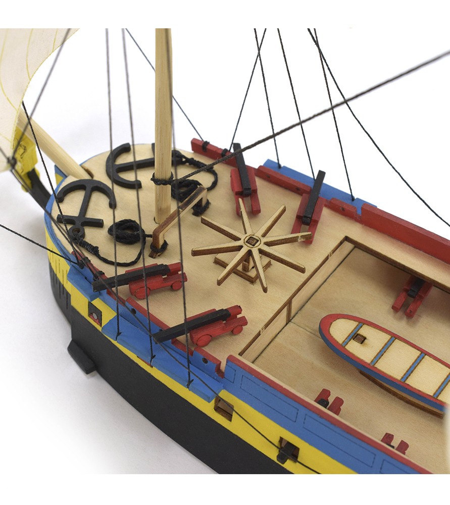 [ AL17000 ] Artesania Latina L'Hermione La Fayette Easy Kit 1/160