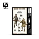 [ VAL70206 ] Vallejo WWII paint set german infantry (6x17ml)