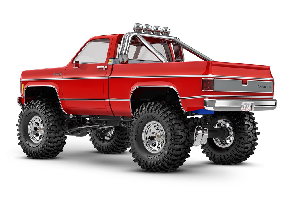 [ TRX-97064-1BLUE ] Traxxas TRX-4M High Trail crawler with 1979 Chevrolet K10 Truck body 1/18 4WD - Blue - trx97064-1blue