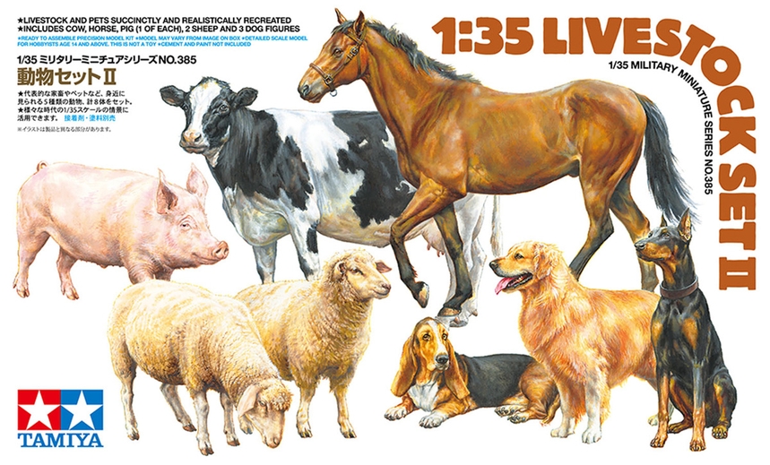[ T35385 ] Tamiya livestock set II 1/35
