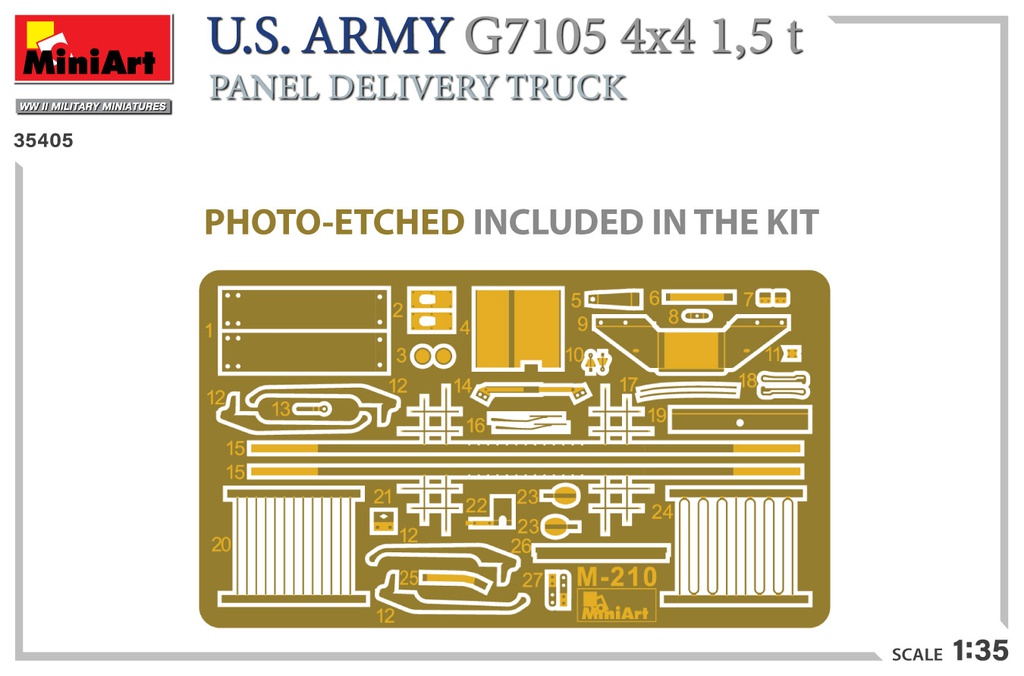 [ MINIART35405 ] Miniart U.S. Army G7105 4x4 1,5 t Panel Van 1/35