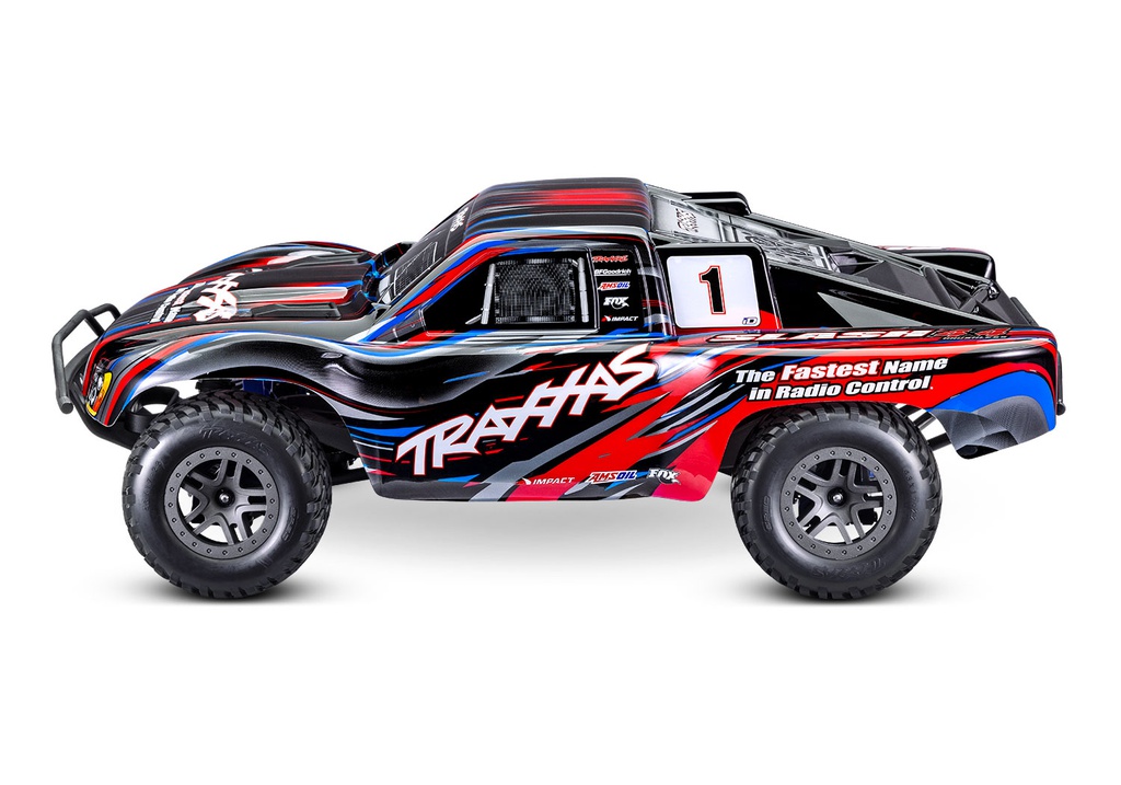 [ TRX-67164-4BLUE ] Traxxas Rustler 4X4 BL-2s Brushless: 1/10-scale 4WD Stadium Truck TQ 2.4GHz - Blue - trx67164-4blue