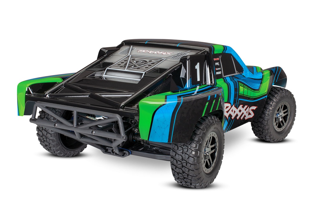 [ TRX-68277-4 ] TRAXXAS SLASH 4X4 ULTIMATE VXL TQI TSM CLIPLESS BODY (NO BATTERY/CHARGER), GREEN - TRX68277-4