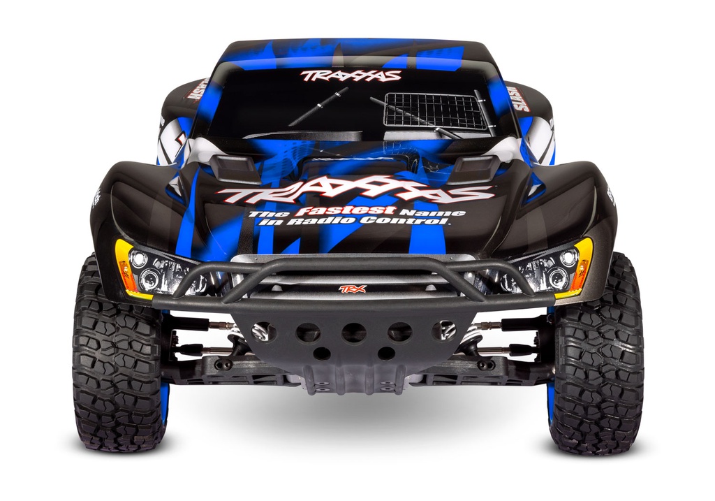 [ TRX-58034-8BLUE ] Traxxas SLASH 1/10-SCALE 2WD SHORT COURSE RACING TRUCK TQ 2.4GHZ W/USB-C - Blue - TRX58034-8BLUE