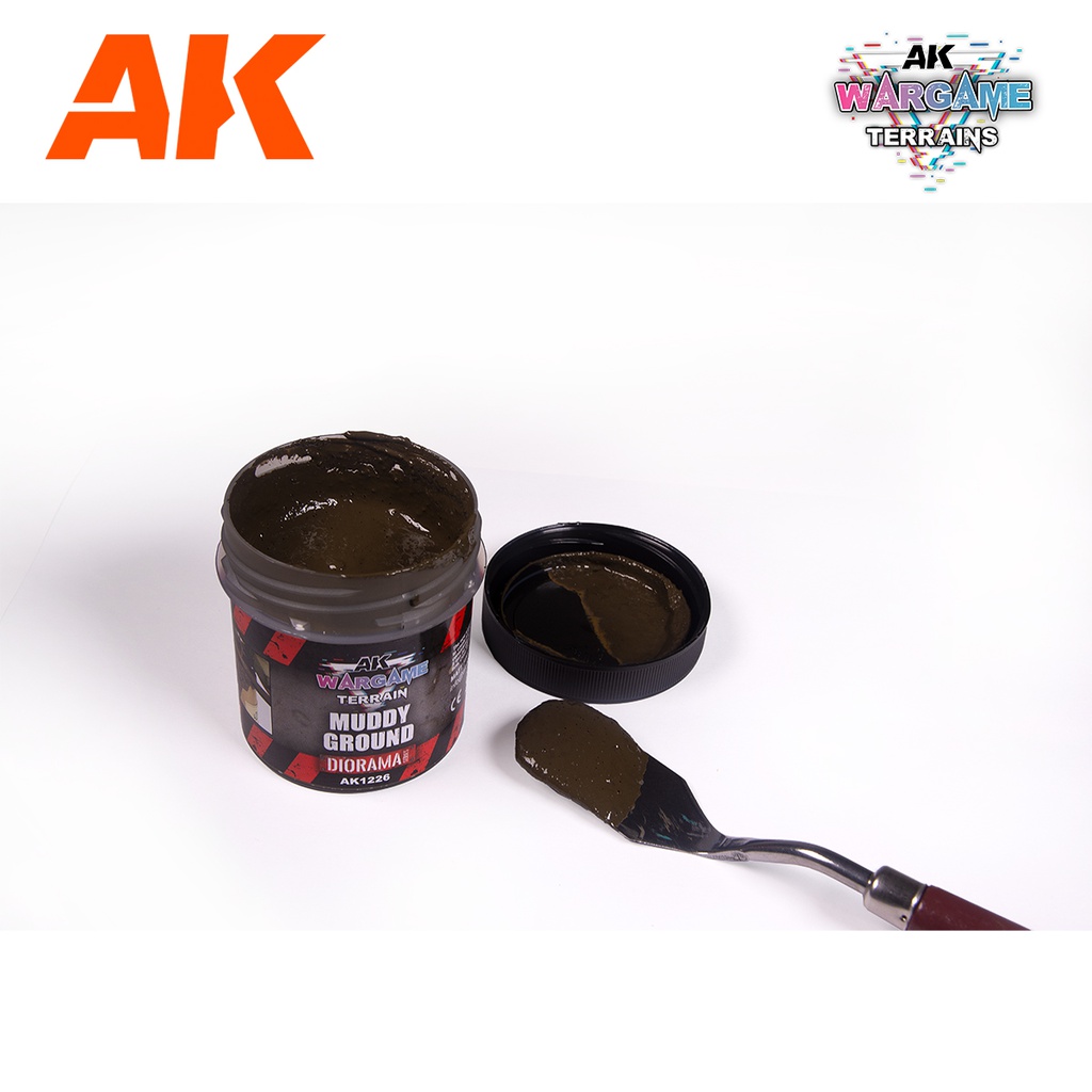 [ AK1226 ] AK-interactive MUDDY GROUND – WARGAME TERRAINS – 100ML