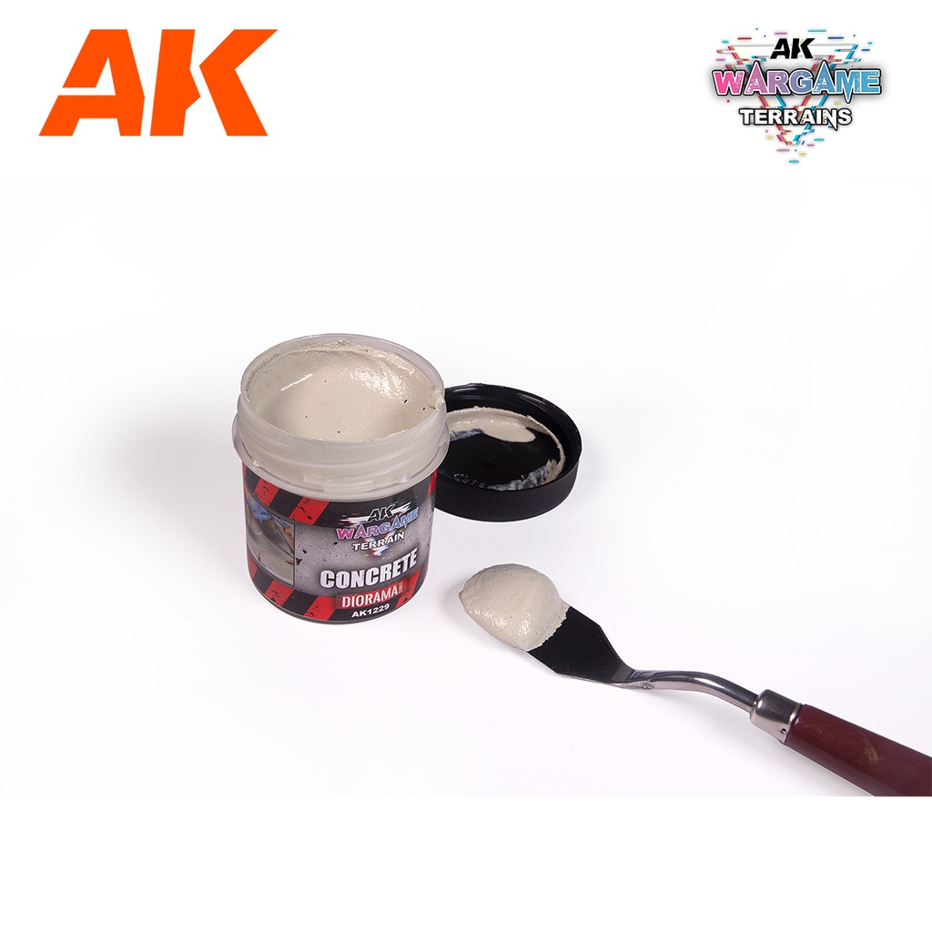 [ AK1229 ] AK-interactive CONCRETE – WARGAME TERRAINS – 100ML