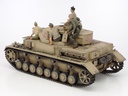 [ T25208 ] Tamiya Panzerkampfwagen IV Ausf.F & Motorcycle (North Africa) 1/35