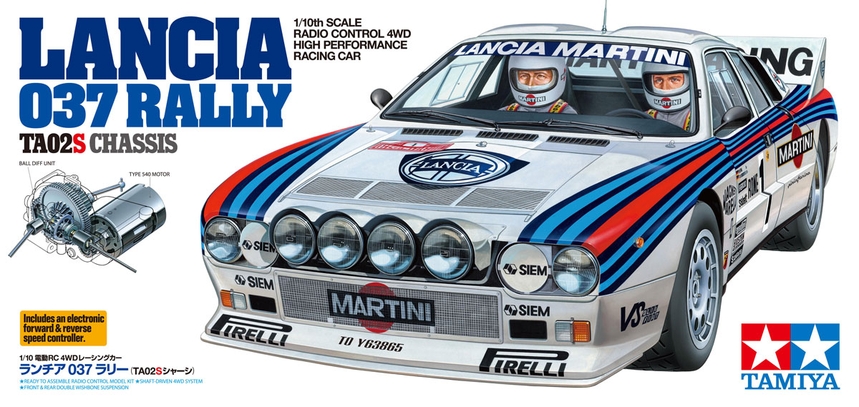 [ T58654 ] Tamiya Lancia 037 rally TA-02S