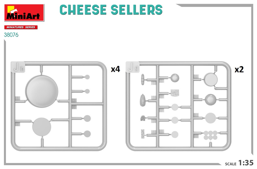 [ MINIART38076 ] Miniart Cheese Sellers 1/35