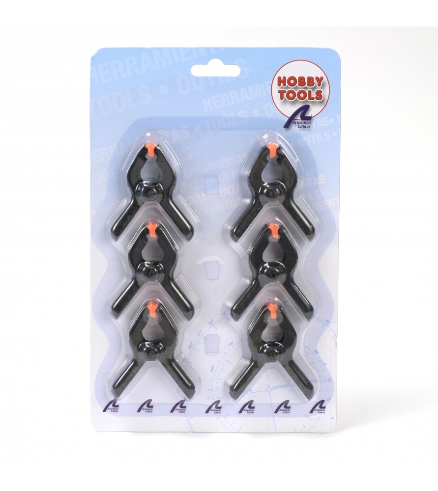 [ AL27200 ] Artesania Latina spanklemmen 60mm  6st