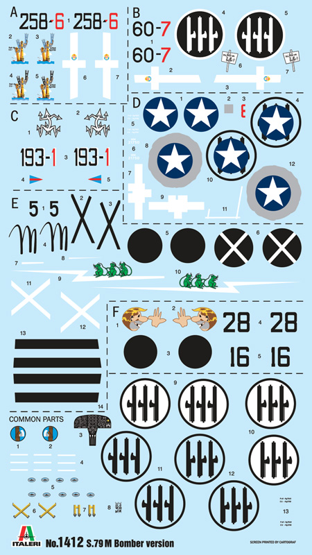 [ ITA-1412 ] Italeri S.79 Sparviero Bomber Version 1/72