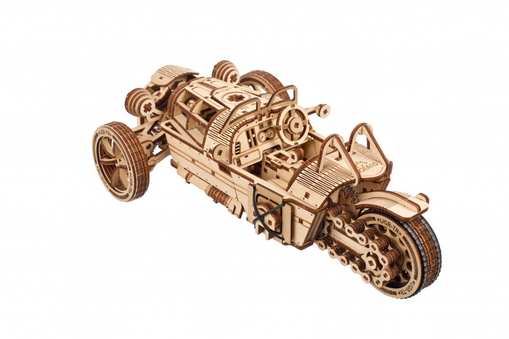 [ UGEARS4820184121836 ] Ugears Three-wheeler UGR-S