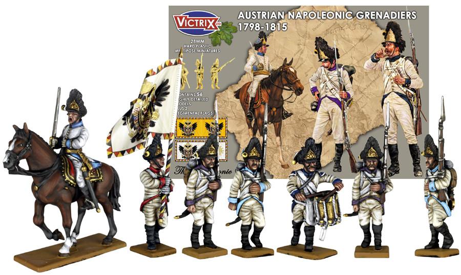 [ VICTRIXVX0013 ] Austrian Napoleonic Grenadiers 1798 - 1815