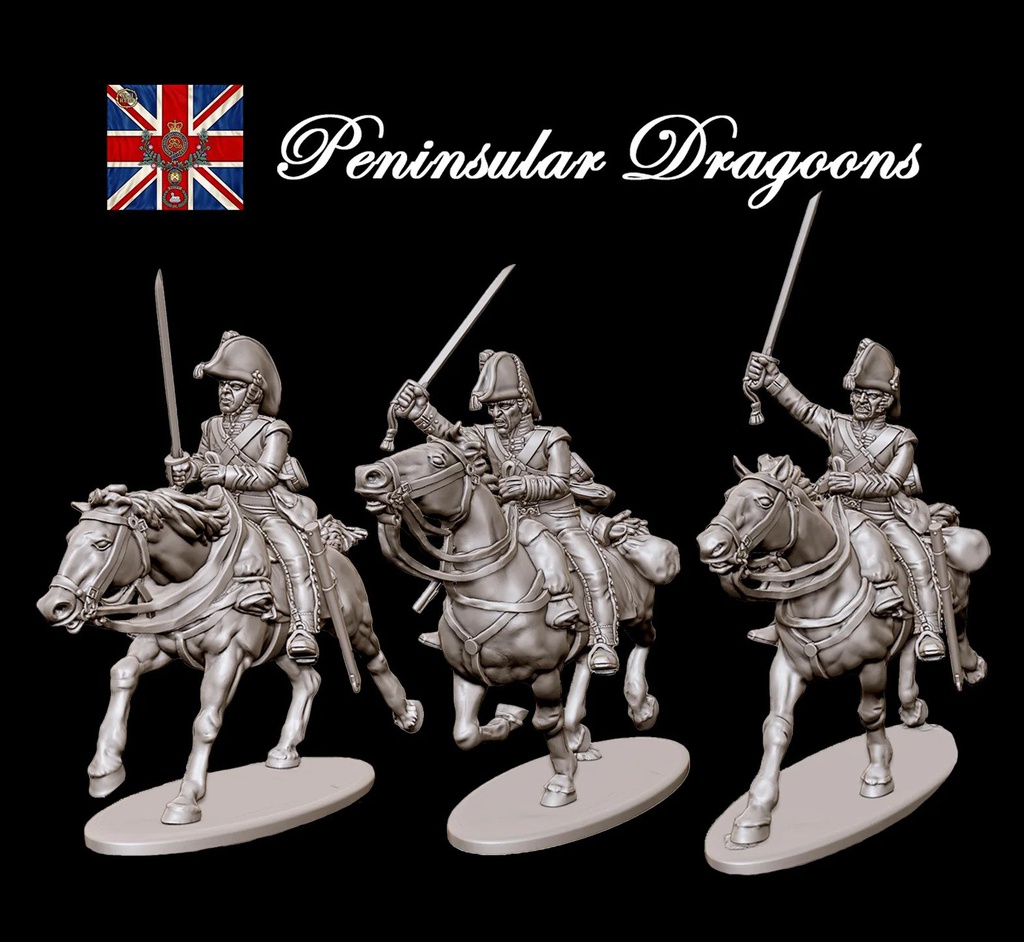 [ VICTRIXVX0026 ] BRITISH PENINSULAR HEAVY DRAGOONS