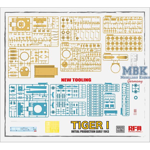 [ RFM5075 ] Ryefield model  Tiger I 100# initial production early 1943 Tiger I 100# initial production early 1943 Tiger I 100# initial production early 1943 Tiger I 100# initial production early 1943 Tiger I 100# initial production early 1943 Tiger I 100# initial production early 1943  1/35