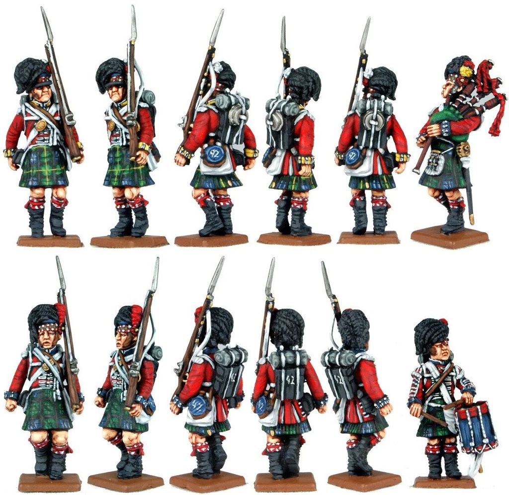 [ VICTRIXVX0006 ] British Napoleonic Highlanders Centre Companies