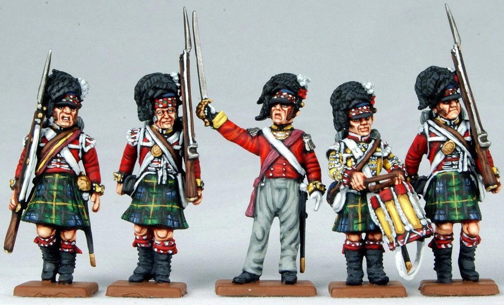 [ VICTRIXVX0006 ] British Napoleonic Highlanders Centre Companies