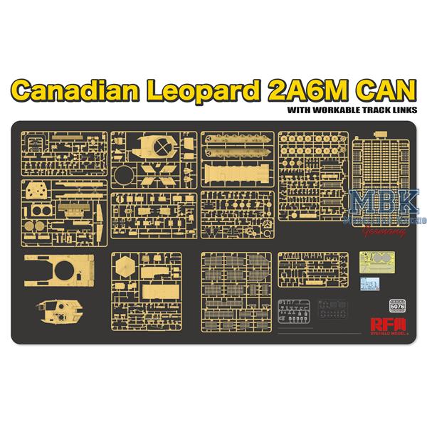 [ RFM5076 ] Ryefield model Canadian Leopard 2A6M CAN w/workable track links  1/35