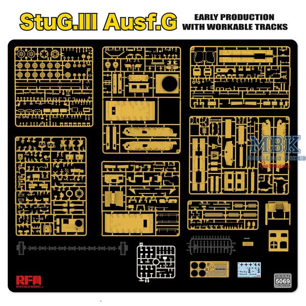 [ RFM5069 ] Ryefiel model StuG III Ausf. G early with Workable tracks  1/35