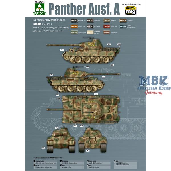 [ DW35010 ] Das werk Panther Ausf.A early / mid Version  1/35