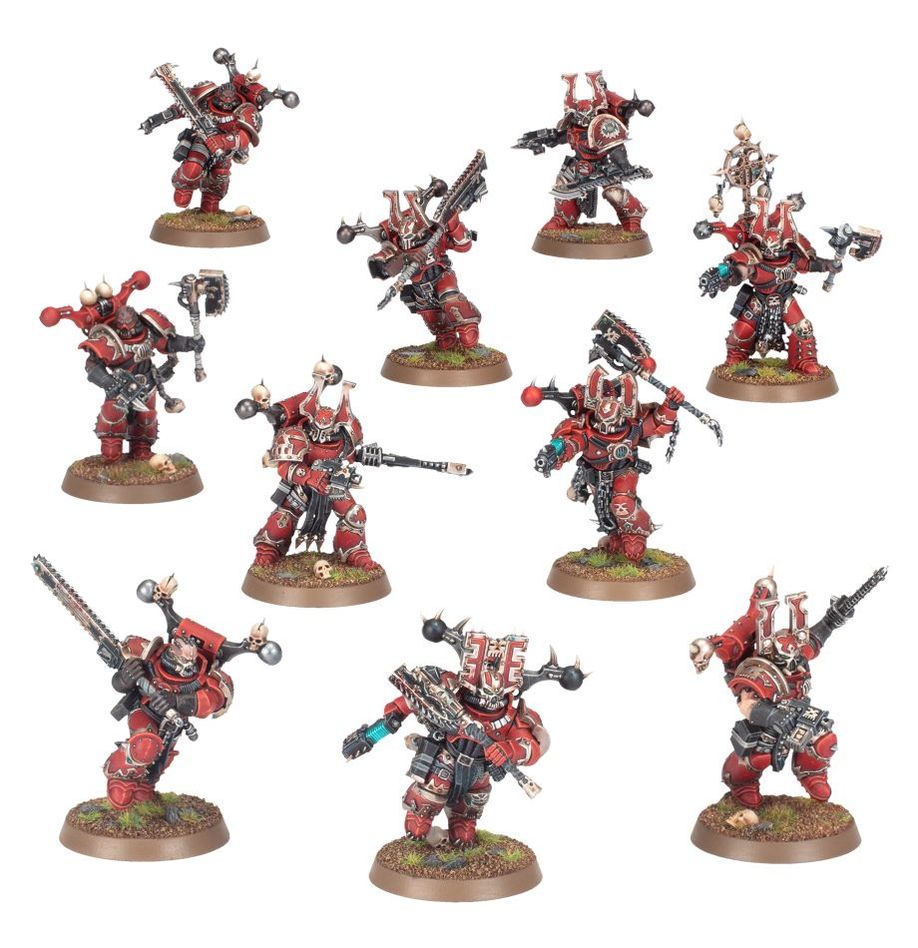 [ GW43-10 ] WORLD EATERS: KHORNE BERZERKERS