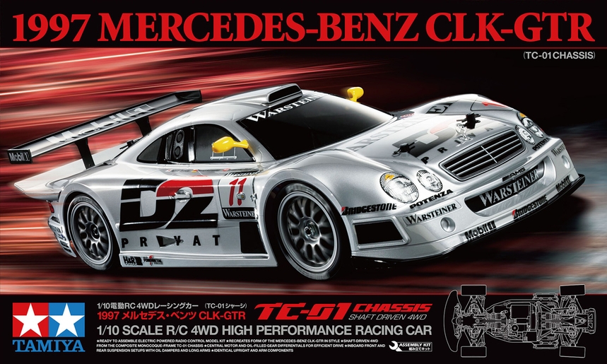 [ T58731 ] Tamiya 1997 Mercedes-Benz CLK-GTR        TC-01