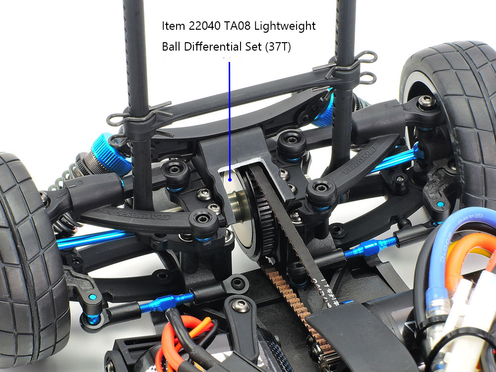 [ T22040 ] Tamiya TA08 Lightweight Ball Differential Set (37T)