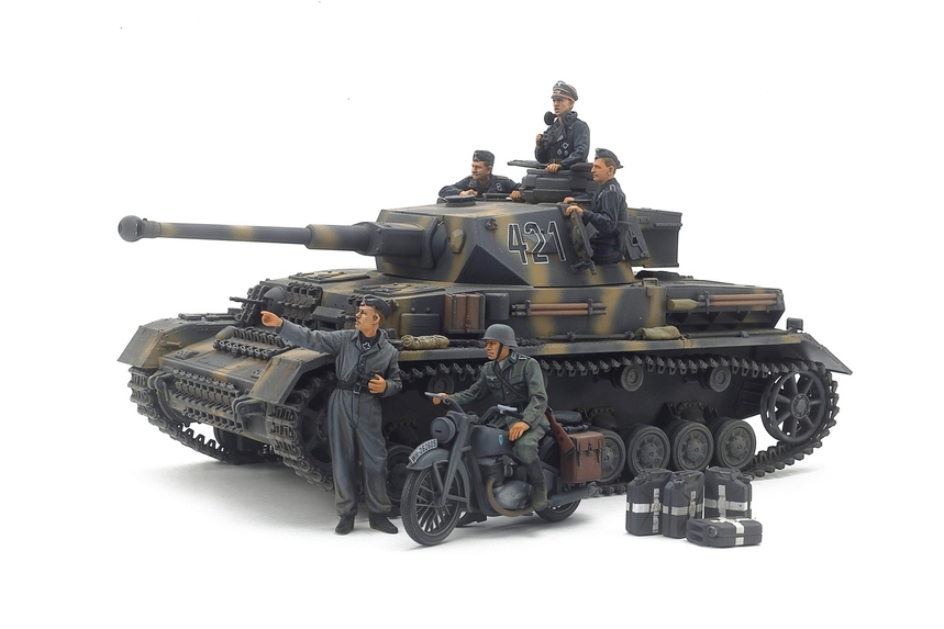 [ T25209 ] Pzkfw IV Ausf. G Early Prod. &amp; Motorcycle