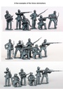 [ PERRYACW120 ] American Civil War Union Infantry in sack coats skirmishing 1861-65