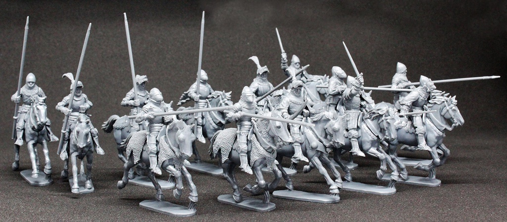 [ PERRYAO70 ] Agincourt Mounted Knights 1415-1429